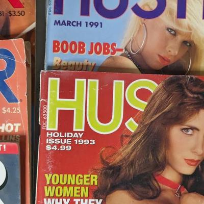 Vintage Hustler Magazines