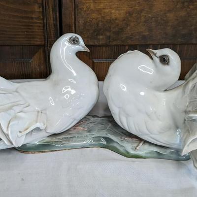 Rosenthal-Heidenreich Mid Century Fantail Doves