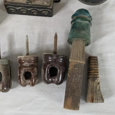 Glass and Ceramic Insulators with Westinghouse Meter