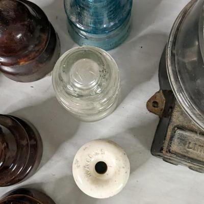 Glass and Ceramic Insulators with Westinghouse Meter