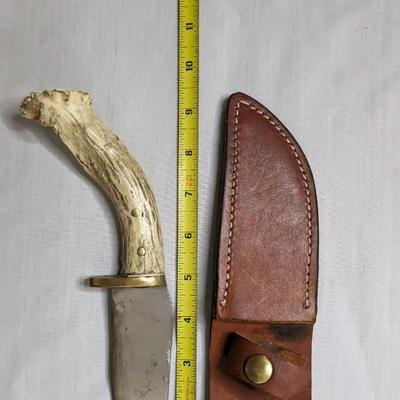 Robert Edge Fixed Blade Bone Handle Knife