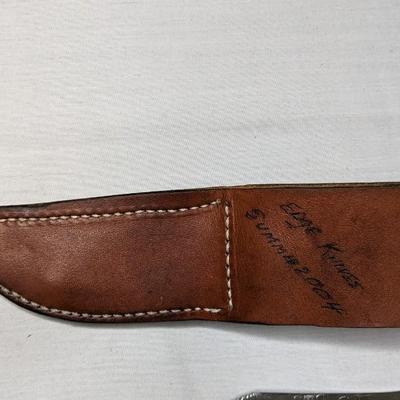 Robert Edge Fixed Blade Bone Handle Knife