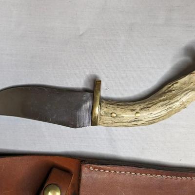 Robert Edge Fixed Blade Bone Handle Knife