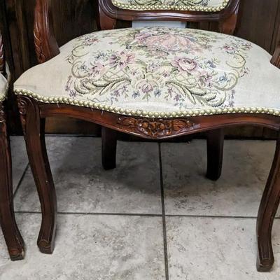 Courting Couple Antique Parlor Chairs
