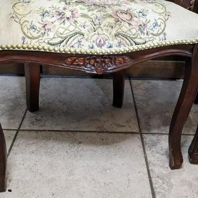 Courting Couple Antique Parlor Chairs