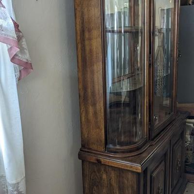 Waterfall Side Curio Cabinet