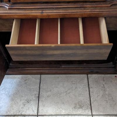 Waterfall Side Curio Cabinet