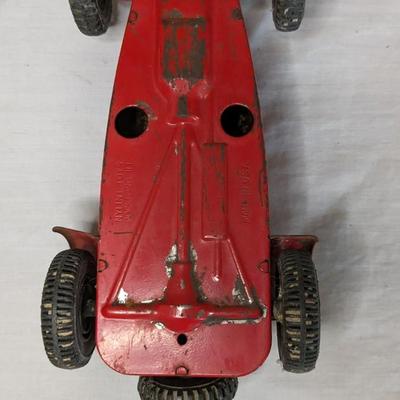 Nylint Dragsters and Cast Iron Wrecker and Hauler