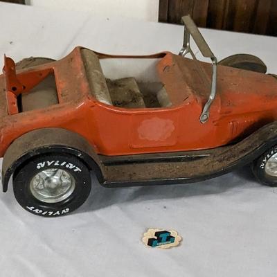 Nylint Dragsters and Cast Iron Wrecker and Hauler