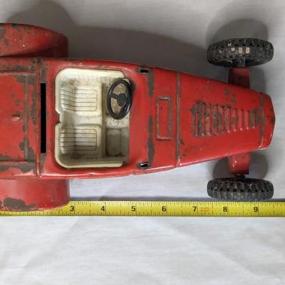 Nylint Dragsters and Cast Iron Wrecker and Hauler
