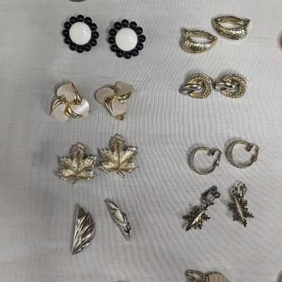 Vintage Clip On Earring Assortment