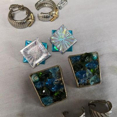 Vintage Clip On Earring Assortment