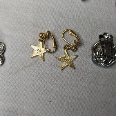 Vintage Clip On Earring Assortment