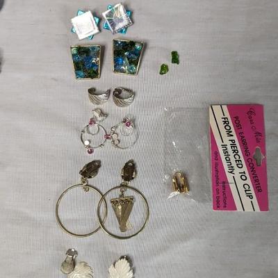 Vintage Clip On Earring Assortment