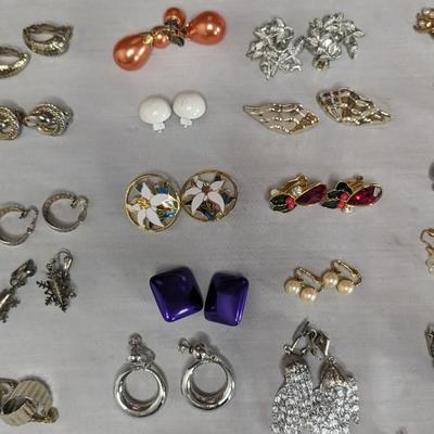 Vintage Clip On Earring Assortment