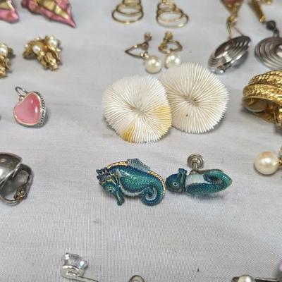 Vintage Clip On Earring Assortment