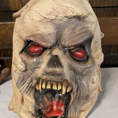 Vintage Full Face Rubber Masks and Hands