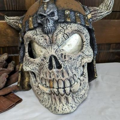 Vintage Full Face Rubber Masks and Hands