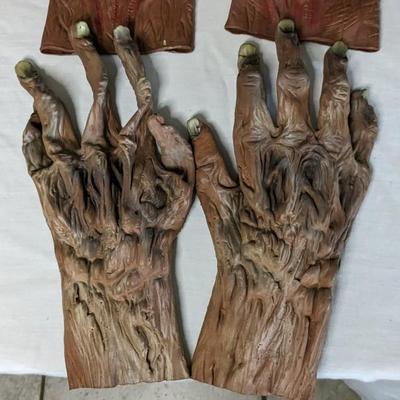 Vintage Full Face Rubber Masks and Hands
