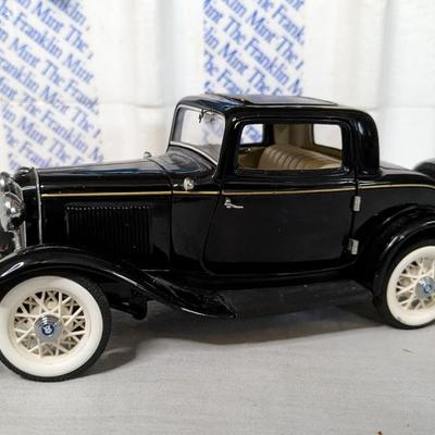 Franklin Mint 1949 Tucker in Box with 1932 Ford Mini Model and Radio Shack Drag Radio