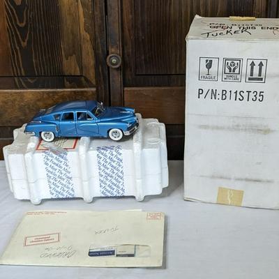 Franklin Mint 1949 Tucker in Box with 1932 Ford Mini Model and Radio Shack Drag Radio