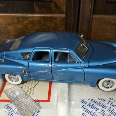 Franklin Mint 1949 Tucker in Box with 1932 Ford Mini Model and Radio Shack Drag Radio