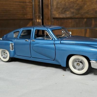 Franklin Mint 1949 Tucker in Box with 1932 Ford Mini Model and Radio Shack Drag Radio