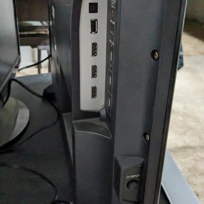 Toshiba Fire TV with Stand and Samsung TV