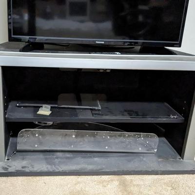 Toshiba Fire TV with Stand and Samsung TV