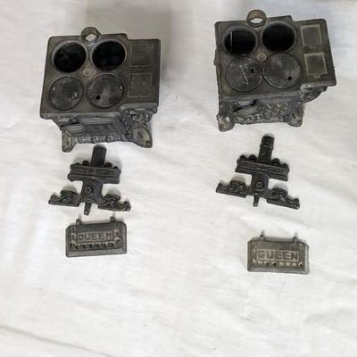 Mini Cast Iron 'Queen' Stoves and Extras