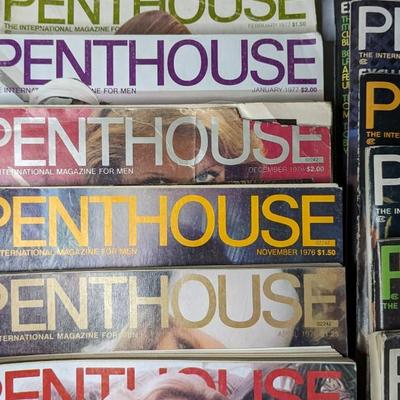 Vintage Penthouse Magazines