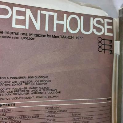 Vintage Penthouse Magazines