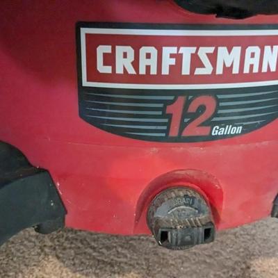 Craftsman 5 HP 12 Gallon Wet Dry Vac