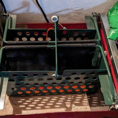 Red Line Rolling Cart with Gardening Goodies