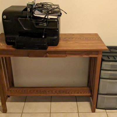HP Officejet Pro 8600 and Sofa Table