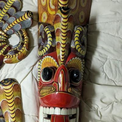 Wooden Sri Lankan Mask