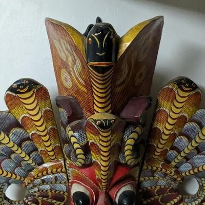Wooden Sri Lankan Mask