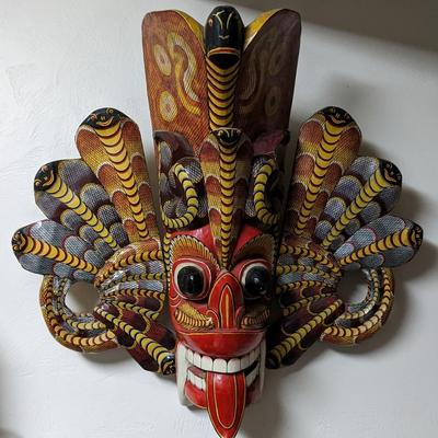 Wooden Sri Lankan Mask