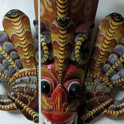 Wooden Sri Lankan Mask