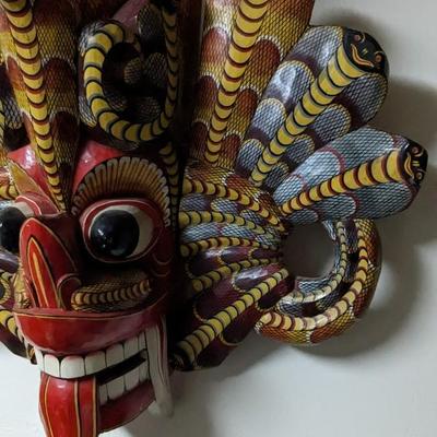 Wooden Sri Lankan Mask