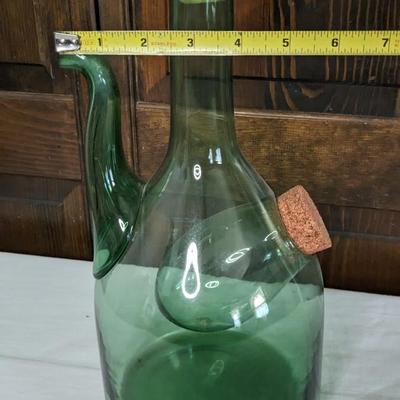 Pyrex 5340 Filtering Flask w/ Glass Wine Decanters