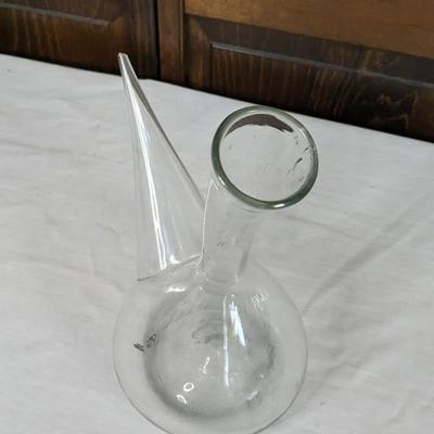 Pyrex 5340 Filtering Flask w/ Glass Wine Decanters