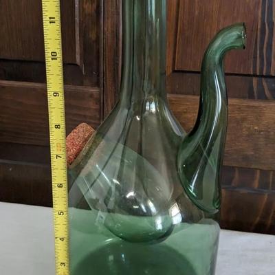 Pyrex 5340 Filtering Flask w/ Glass Wine Decanters