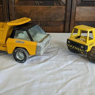 Vintage Nylint and Buddy L Trucks