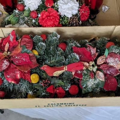 Vintage Christmas Floral Arrangements