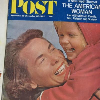 Vintage LIFE and POST Periodicals