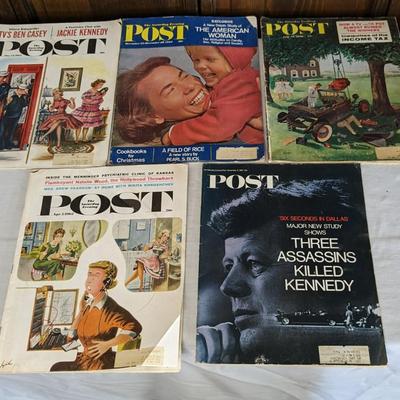 Vintage LIFE and POST Periodicals