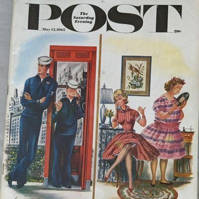 Vintage LIFE and POST Periodicals