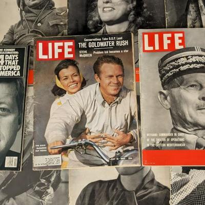 Vintage LIFE and POST Periodicals