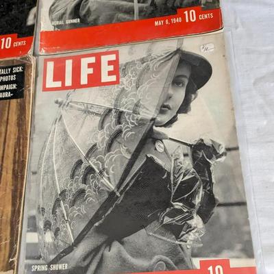Vintage LIFE and POST Periodicals